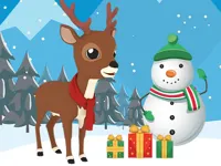 image bg Christmas Deer Jigsaw